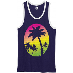 Palm Tree Scene - Vacation Tropical T-Shirt