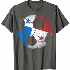 Panama Soccer Ball Flag Jersey  T-Shirt