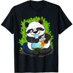 Panda Smoking Bong T-Shirt