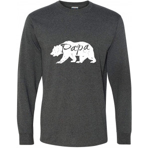 Papa Bear Distressed Father's Day T-Shirt