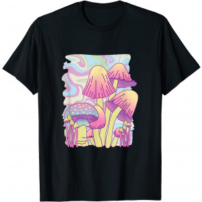 Pastel Aesthetic Dark Academia Cottagecore Mushroom T-Shirt