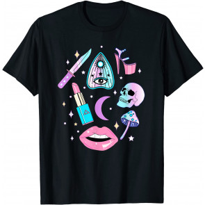 Pastel Goth Kawaii Witch Creepy Cute T-Shirt