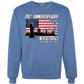 Patriot Day 9/11 Never Forget 20th Annivesary Americana / American T-Shirt