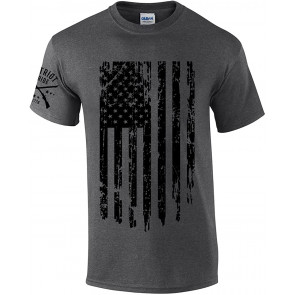 Patriot Pride Men's Distressed American Flag Patriotic T-Shirt