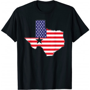 Patriotic American Proud Texan State Of Texas USA Apparel T-Shirt