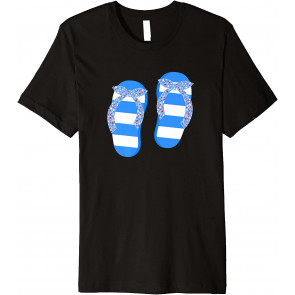 Patriotic Flip Flops Summer Vibes July 4th Stars & Stripes T-Shirt