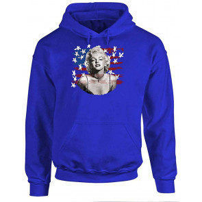 Patriotic Marilyn Stars And Stripes - USA Flag - T-Shirt