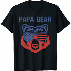 Patriotic Papa Bear T-Shirt