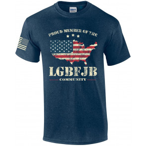 Patriotic Proud Member Of The LGBFJB Community Men's T-Shirt