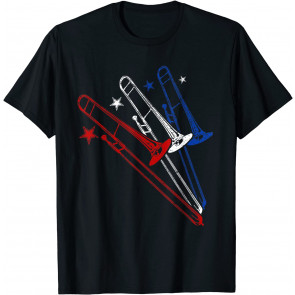 Patriotic Trombone Player  T-Shirt