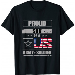 Patriotic US Army Soldier Military Apparel T-Shirt