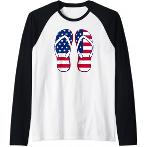 Patriotic USA Sandals American Flag Sandals T-Shirt