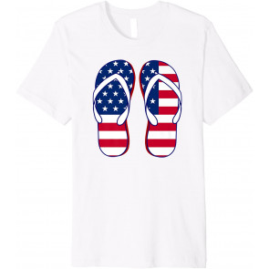 Patriotic USA Sandals American Flag Sandals T-Shirt