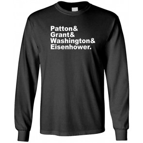 Patton & Grant & Washington & Eisenhower - T-Shirt