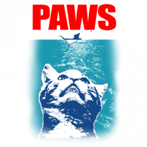 Paws Jaws Parody Tshirt