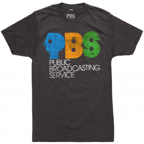 PBS Vintage Logo Distressed T-Shirt