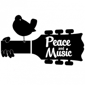 Peace And Music Woodstock Tshirt