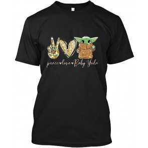 Peace Love Baby Nbsp Y-oda T-Shirt
