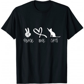 Peace Love Cats T-Shirt
