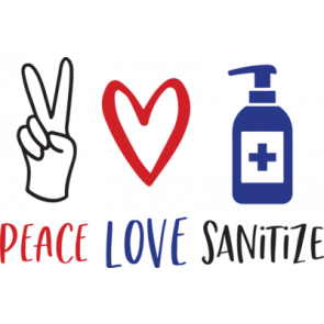 Peace Love Sanitize T-Shirt