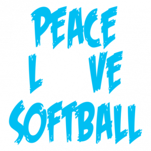 Peace Love Softball Tshirt