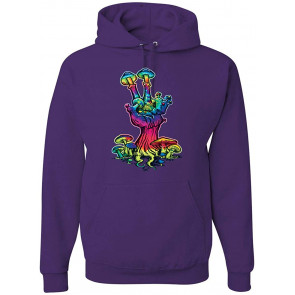 Peace Sign Colorful Tie Dye Psychedelic LSD Magic Mushrooms T-Shirt