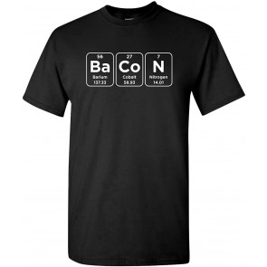 Periodic Table Bacon - T-Shirt