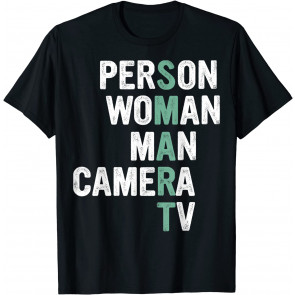 Person Woman Man Camera TV T-Shirt