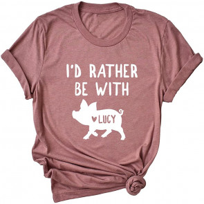 Personalized Pig Name T-Shirt
