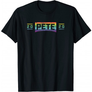 PETE 2020 Buttigieg Rainbow Pride Political T-Shirt