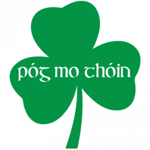 Pg Mo Thin  Kiss My Ass  Funny Irish Gaelic Tshirt