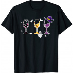 Ph Wine Glasses Lover Halloween Costume Party Drinking T-Shirt