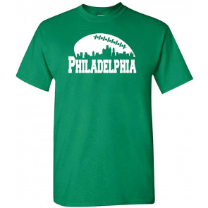 Philadelphia Football Skyline  T-Shirt