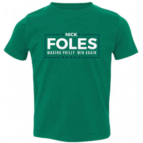 Philadelphia Making Philly Win Again Nick Football Fans Little Kids Girls Boys Toddler T-Shirt