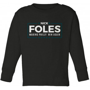 Philadelphia Making Philly Win Again Nick Football Fans Little Kids Girls Boys T-Shirt