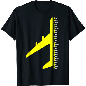 Phonetic Alphabet Pilot Airplane T-Shirt