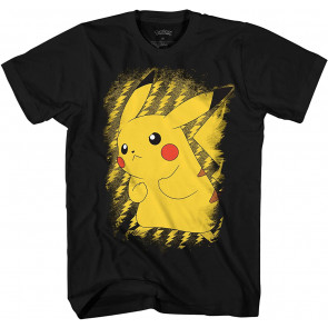 Pikachu Brushy Pokeball T-Shirt