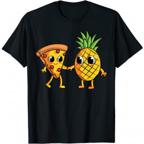 Pineapple Hawaiian Pizza Fan Pizzaiolo Hawaii Pizzeria T-Shirt