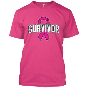 Pink Ribbon Survivor - Breast Cancer Men's T-Shirt