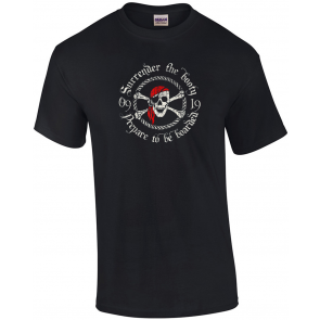 Surrender The Booty Pirate Vintage T-Shirt