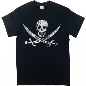 Pirate Flag Jolly Roger Calico Jack T-Shirt