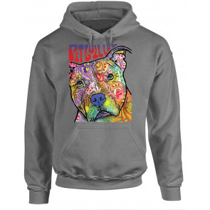 Pitbull LUV - Dean Russo Dog Modern Art - T-Shirt