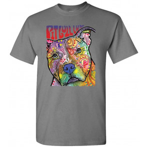 Pitbull LUV - Dean Russo Dog Modern Art - T-Shirt