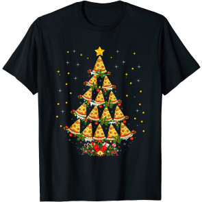 Pizza Fast Food Lover Xmas T-Shirt