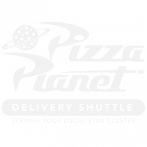 Pizza Planet Delivery Shuttle  Serving Your Local Star Cluster  Toy Story  90s Tshirt