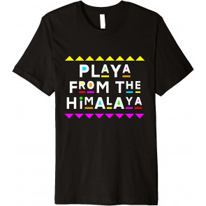 Playa From The Himalaya Design 90s Style T-Shirt