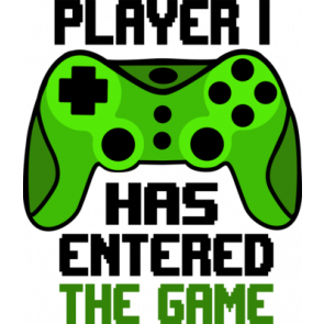 Player Has Entered The Game Gaming Tshirt