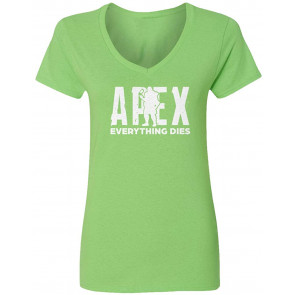 Playing Game Everything Dies Legends Becoming A Champion Womens Vneck T-Shirt