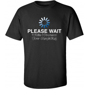 Please Wait While I Process Your Stupidity T-Shirt