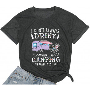 Plus Size Camping T-Shirt